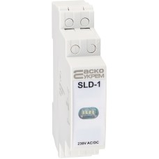 Модульный сигнальный индикатор 230V AC/DC SLD-1 белый