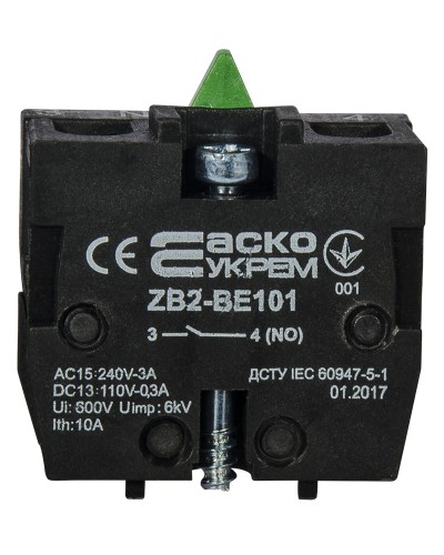 ZB2-BE101 NO Контакт к постам