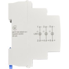 Модульный сигнальный индикатор 230V AC/DC SLD-3