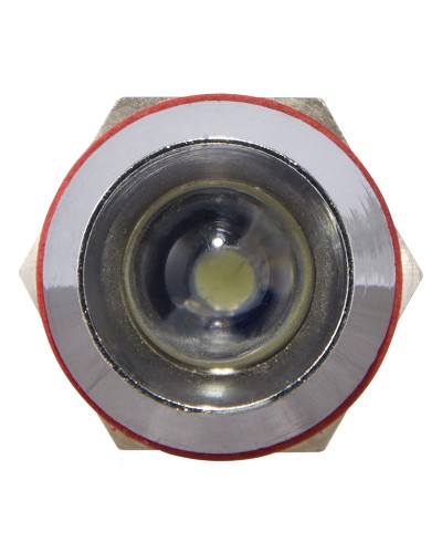Сигнальна арматура AD22C-6 біла 220V AC