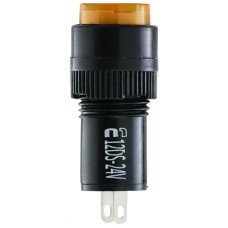 Сигнальная арматура AD22E-12DS желтая 24V АC/DC
