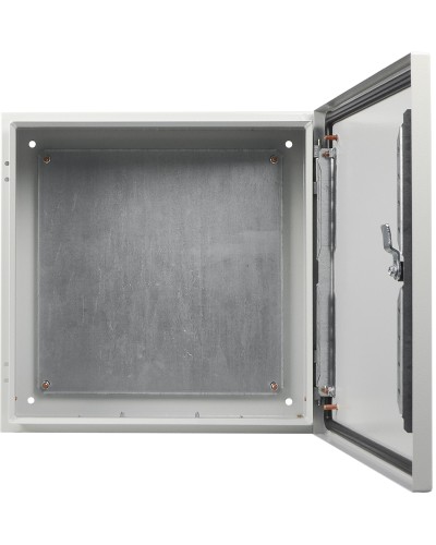 Корпус з монтажною панеллю металевий 40*40*20, IP65, серії UBox
