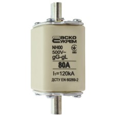 Предохранитель ножевой с плавкой вставкой NH00 80A gG