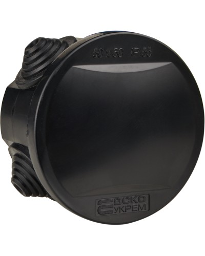 Розподільча коробка серії UAtmo Jet Black 50*50 (уп. 25шт)