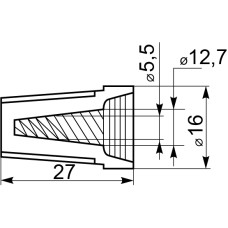 Колпачок P75 (100шт)