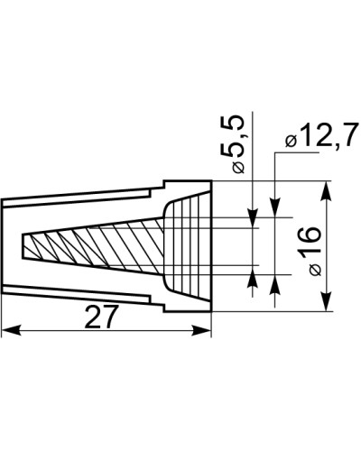 Колпачок P75 (100шт)