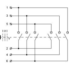 Разъединитель 1-0-1 на 63А (QS5-63N)