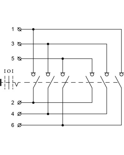 Разъединитель 1-0-1 на 63А (QS5-63N)