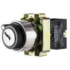 XB2-BG41 Кнопка поворотная с ключом 2-позиционная