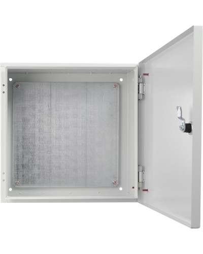 Корпус з монтажною панеллю металевий 40*40*25, IP31, серії UBox