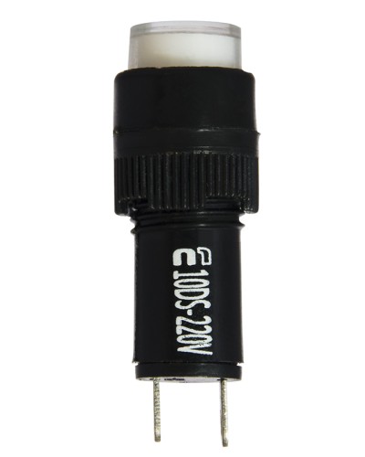Сигнальна арматура AD22E-10DS біла 220V АC