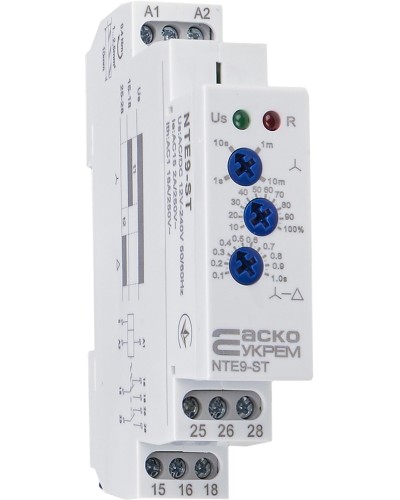 Реле времени звезда/треугольник NTE9-ST AC/DC 12-240V