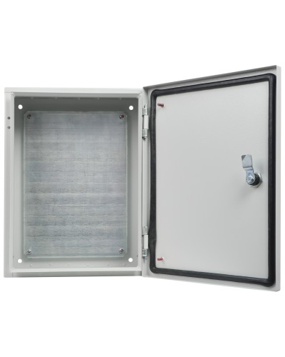 Корпус з монтажною панеллю металевий 40*30*25, IP54, серії UBox