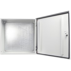 Корпус с монтажной панелью металлический 60*60*25, IP54, серии UBox