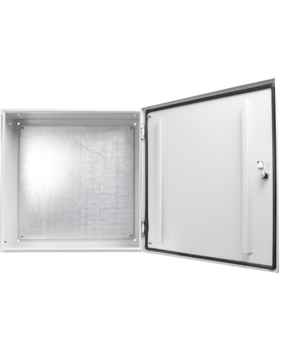 Корпус с монтажной панелью металлический 60*60*25, IP54, серии UBox