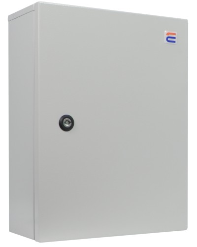 Корпус з монтажною панеллю металевий 40*30*15, IP31, серії UBox