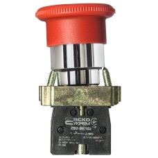 XB2-BS542 Кнопка безопасности. Возврат поворотом. d40mm