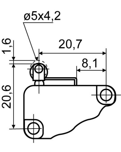 Мікровимикач V-15-51C25