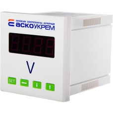AС цифровой вольтметр 600В 72х72 модель ЦВ-7