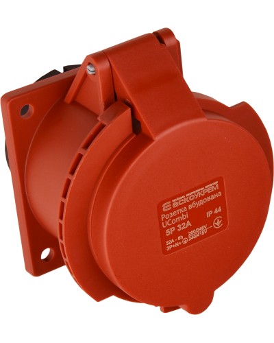 Розетка вбудована серії UCombi 5P 32A IP 44