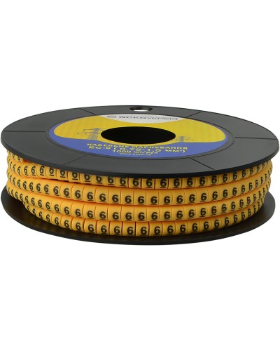 Маркування EC-0 0,75-1,5 кв.мм2 "6"