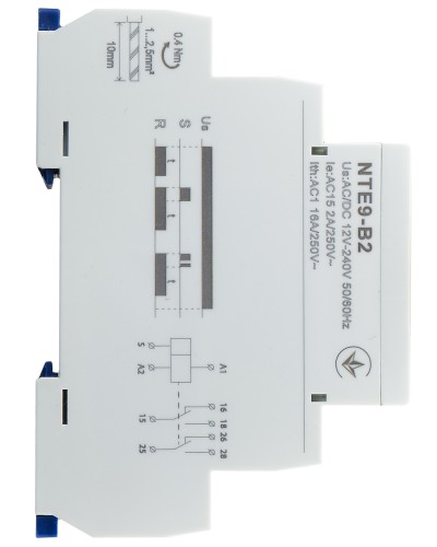 Реле задержки времени отключения NTE9-B2 AC/DC 12-240V