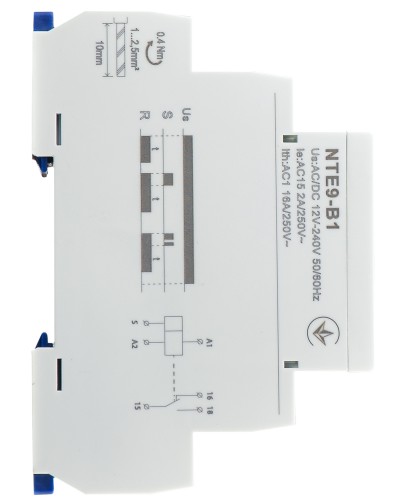 Реле задержки времени отключения NTE9-B1 AC/DC 12-240V