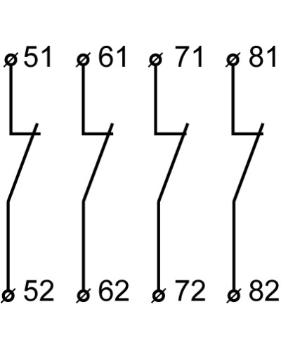 Додатковий контакт ДК-04 (LA1-D04)