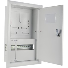 Корпус учета металлический 12 модулей 1фл, встроенный IP31, серии UBox