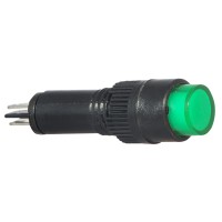 Сигнальная арматура AD22E-8DS зеленая 220V АC