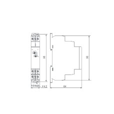 Реле задержки времени на включение NTE9-A2 AC/DC 12-240V