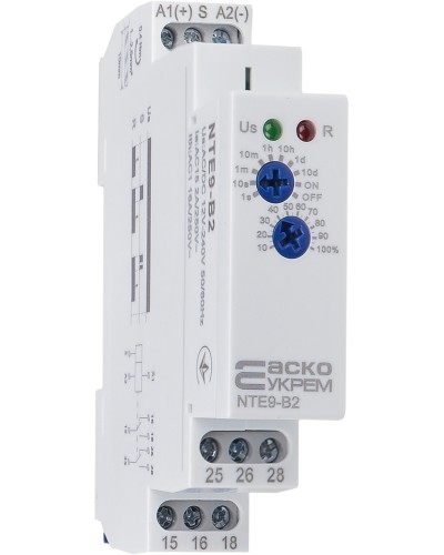 Реле задержки времени отключения NTE9-B2 AC/DC 12-240V