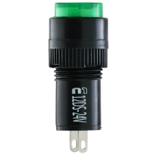Сигнальная арматура AD22E-12DS зеленая 24V АC/DC