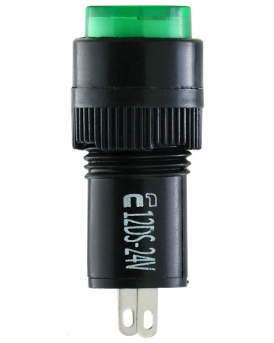 Сигнальна арматура AD22E-12DS зелена 24V АC/DC