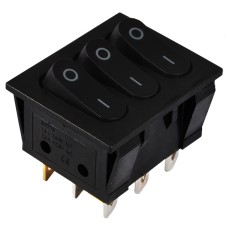 KCD2-3101 B/B Переключатель 3 клав. черный