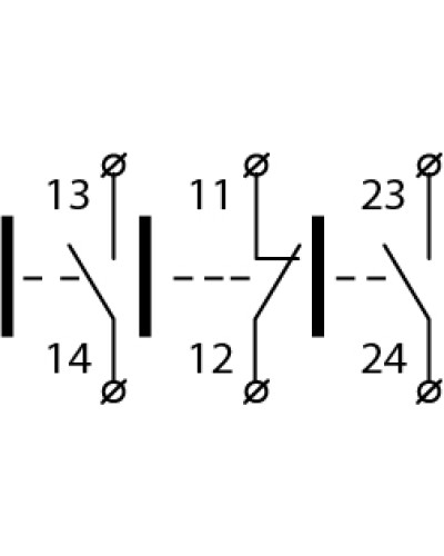 XAL-D339 Пост трехместный "Старт1-Старт2-Стоп"