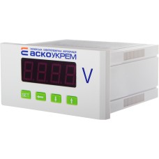 AС цифровой вольтметр 600В 96х48 модель ЦВ-5