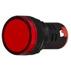 Сигнальная арматура AD22-22DS красная 12V АC/DC