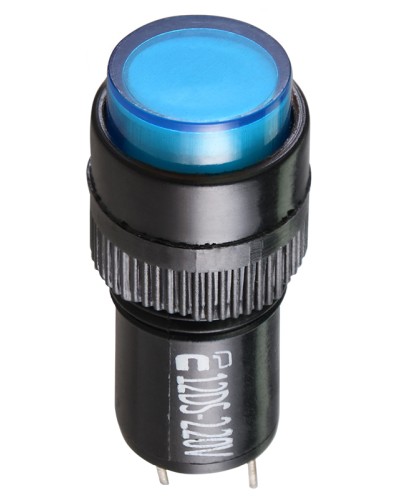 Сигнальная арматура AD22E-12DS синяя 220V АC