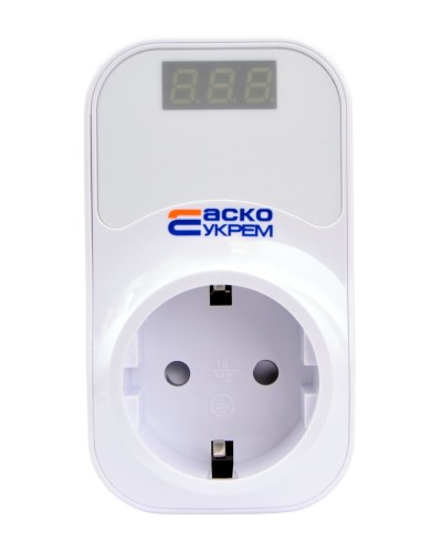 Реле контроля напряжения розеточное URate S-16 AC 230V 16A