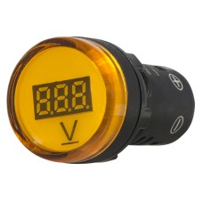 Цифровой измеритель напряжения AD22-22DVM DC 5-30В (желтый)
