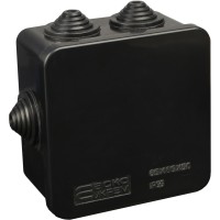 Розподільча коробка серії UAtmo Jet Black 85*85*50 (уп. 20шт)