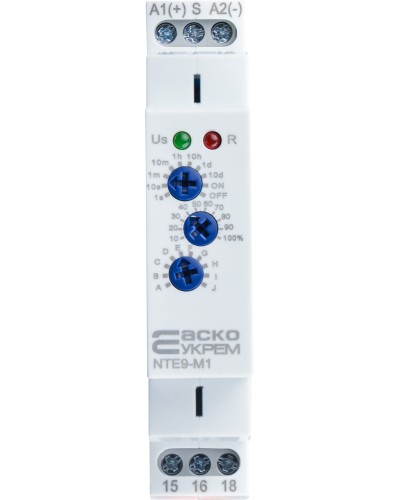 Реле времени многофункциональное NTE9-M1 AC/DC 12-240V