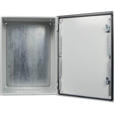 Корпус с монтажной панелью металлический 70*50*30, IP65, серии UBox