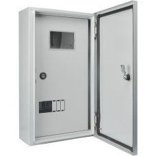 Корпус учета металлический 9 модулей 3фл, навесной IP54, серии UBox