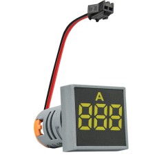 Квадратный цифровой измеритель тока ED16-22FAD 0-100A (желтый)