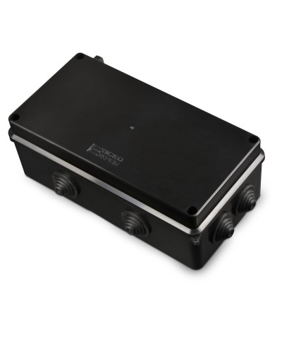 Розподільча коробка серії UAtmo Jet Black 200*100*70 (уп. 8шт)