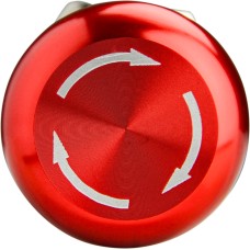TY 19C-S11/1 Кнопка металлическая Возврат поворотом 1NO+1NC.