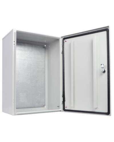 Корпус з монтажною панеллю металевий 60*40*30, IP54, серії UBox