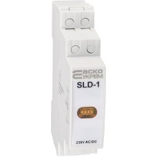 Модульный сигнальный индикатор 230V AC/DC SLD-1 желтый
